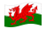 País de Gales-Bandeira ondulante
