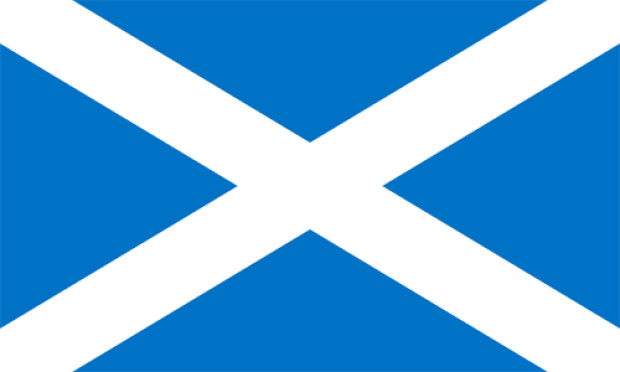 Bandeira Escócia, Bandeira Escócia
