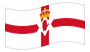 Irlanda do Norte-Bandeira ondulante