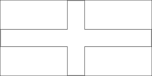 Contorno da bandeira de Milão para colorir