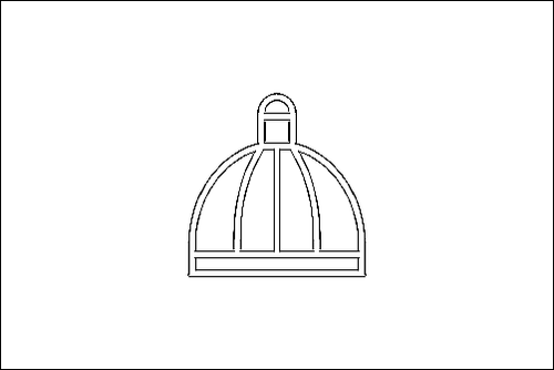 Contorno da bandeira de Durban para colorir