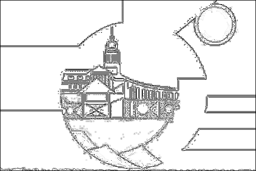 Contorno da bandeira de Tshwane (Cidade do Município Metropolitano de Tshwane) para colorir