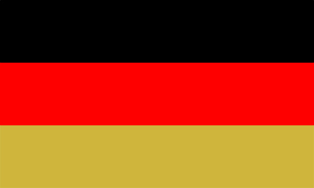 Bandeira Alemanha (preto-ouro-ouro)