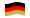 Alemanha (preto-vermelho-dourado)-Bandeira ondulante