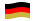 Alemanha (preto-vermelho-dourado)-Bandeira ondulante
