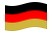 Alemanha (preto-vermelho-dourado)-Bandeira ondulante