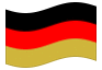 Bandeira animada Alemanha (preto-vermelho-dourado)