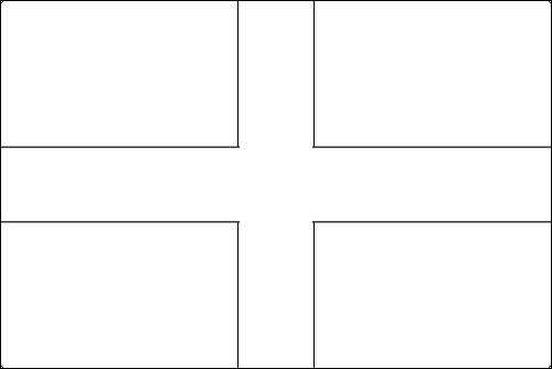 Contorno da bandeira de Bandeira de Guerra Imperial do Sacro Império Romano-Germânico (1200-1350) para colorir
