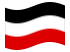 Império Alemão (Kaiserreich) (1871-1918)-Bandeira ondulante
