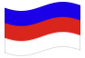 Bandeira animada Sorbs ("Serbja, Serby, Wenden")