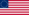 Betsy Ross (EUA 1777-1795)-Bandeira retangular