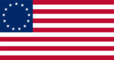 Gráficos de bandeira Betsy Ross (EUA 1777-1795)