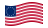 Estados Confederados da América (Betsy Ross) (1776-1795)-Bandeira ondulante