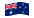Austrália-Bandeira ondulante