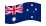 Austrália-Bandeira ondulante