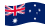 Austrália-Bandeira ondulante