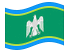 Chernivtsi-Bandeira ondulante
