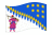 Dnipropetrovsk-Bandeira ondulante