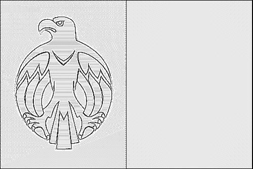 Contorno da bandeira de Kirowohrad para colorir