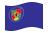 Luhansk-Bandeira ondulante