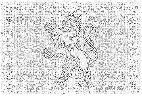 Contorno da bandeira de Lviv para colorir