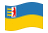 Transcarpátia-Bandeira ondulante