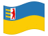 Transcarpátia-Bandeira ondulante