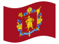 Bandeira animada Zaporizhzhya
