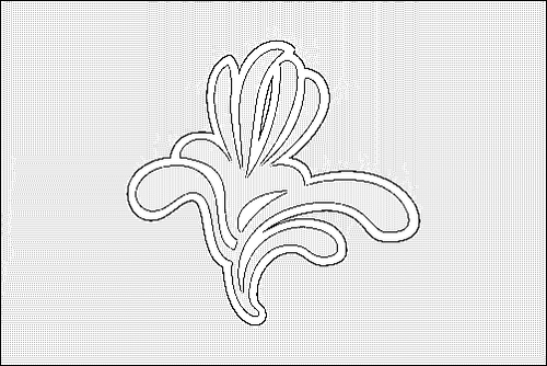 Contorno da bandeira de Bruxelas para colorir