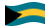 Bahamas-Bandeira ondulante