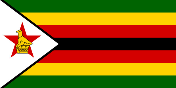 Bandeira Zimbabué