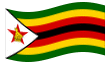 Bandeira animada Zimbabué