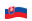 Eslováquia-Bandeira ondulante