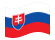 Eslováquia-Bandeira ondulante