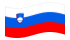 Eslovénia-Bandeira ondulante