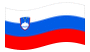 Eslovénia-Bandeira ondulante
