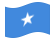 Somália-Bandeira ondulante