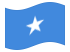 Somália-Bandeira ondulante