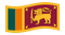 Sri Lanka-Bandeira ondulante