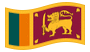 Sri Lanka-Bandeira ondulante