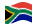África do Sul-Bandeira ondulante