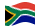 África do Sul-Bandeira ondulante