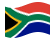 África do Sul-Bandeira ondulante