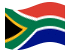 África do Sul-Bandeira ondulante