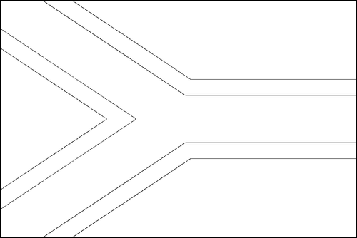 Contorno da bandeira de África do Sul para colorir