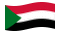 Sudão-Bandeira ondulante