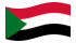 Sudão-Bandeira ondulante