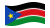 Sudão do Sul-Bandeira ondulante