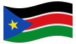 Bandeira animada Sudão do Sul