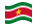 Suriname-Bandeira ondulante